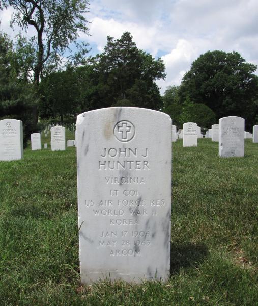gravestone in Arlington National Cemetery