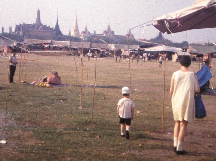 photo of John and Mom in Bangkok, Thailand