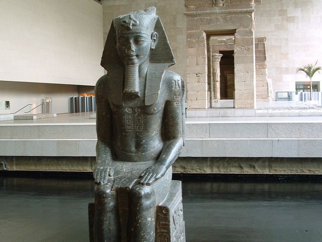 photo of the  Statue of Amenhotep III by John Hunter