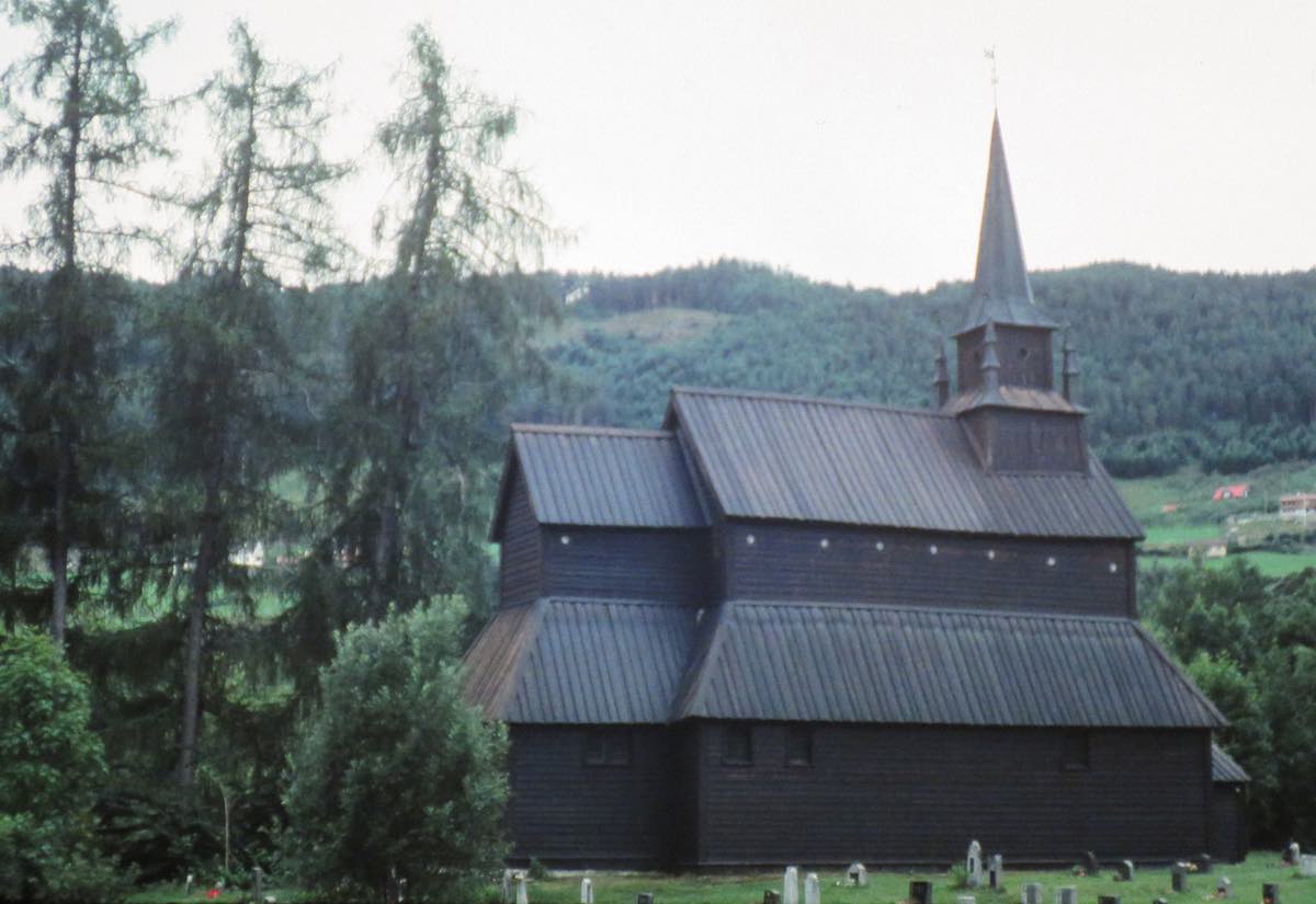 Stave style church in Norway